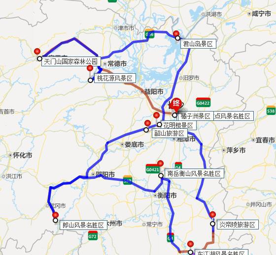 {ONEBETS}(湖南旅游地图全图可放大)